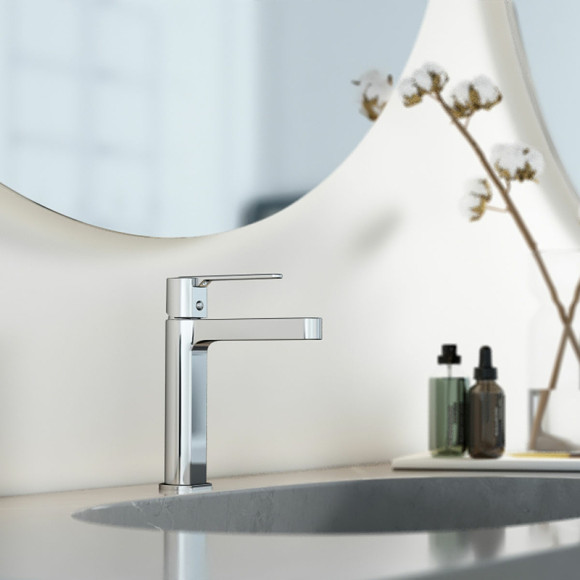 Смеситель для раковины Vincea Rondo VBF-1R1CH Хром