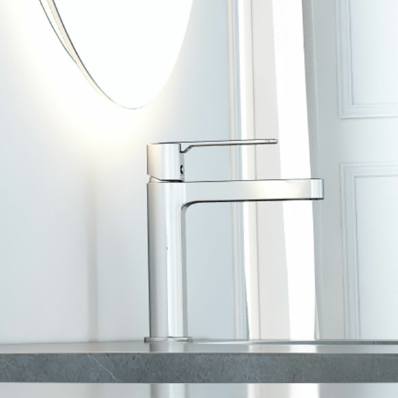 Смеситель для раковины Vincea Rondo VBF-1R1CH Хром