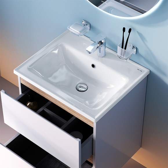 Тумба под раковину AM.PM X-Joy 55 M85AFHX0552WG подвесная Белый глянец