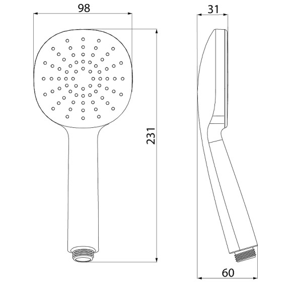 Ручной душ Iddis Optima Home OPH1FG9i18 Графитовый Ручной душ Iddis Optima Home OPH1FG9i18 Графитовый