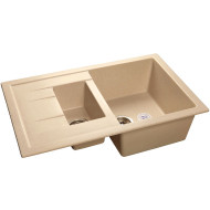 Кухонная мойка GranFest Quadro GF-Q775KL Бежевая Кухонная мойка GranFest Quadro GF-Q775KL Бежевая