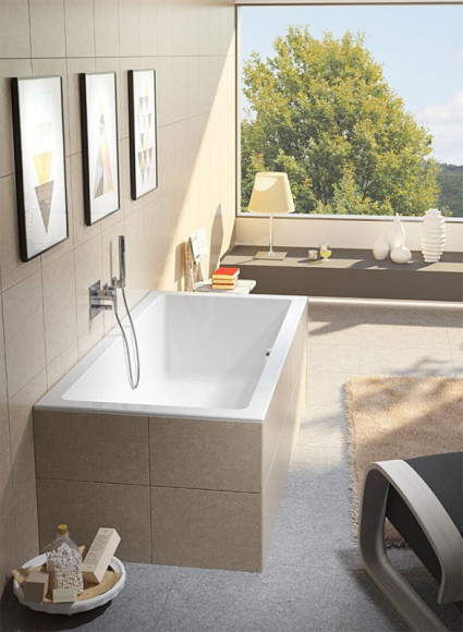 Акриловая ванна Riho Lugo 160x70 B138001005 (BT0700500000000) без гидромассажа