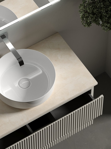 Тумба под раковину Sancos Snob R 80 SNR80CE подвесная Beige Soft