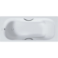 Чугунная ванна Aquatek Гамма 180x80 AQ8080FH-00 без антискользящего покрытия