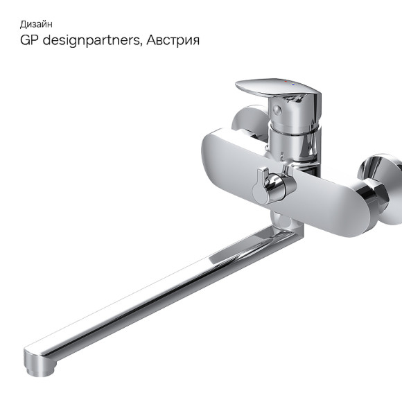 Смеситель для ванны AM.PM Like F8090016 универсальный Хром Смеситель для ванны AM.PM Like F8090016 универсальный Хром