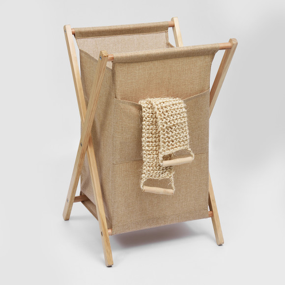 Корзина для белья WasserKRAFT Nau WB-771-L Бежевая Корзина для белья WasserKRAFT Nau WB-771-L Бежевая