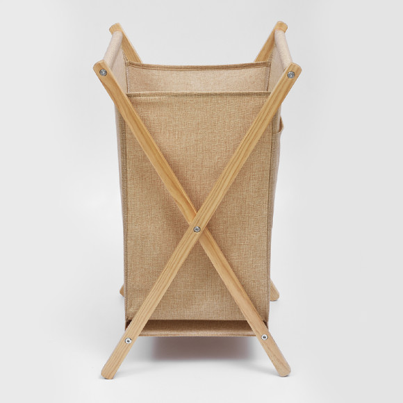 Корзина для белья WasserKRAFT Nau WB-771-L Бежевая Корзина для белья WasserKRAFT Nau WB-771-L Бежевая