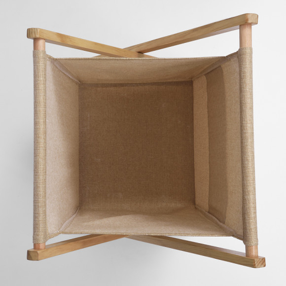 Корзина для белья WasserKRAFT Nau WB-771-L Бежевая Корзина для белья WasserKRAFT Nau WB-771-L Бежевая