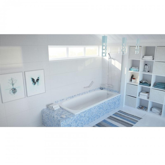 Стальная ванна BLB Universal HG B60H 160x70 без гидромассажа с шумоизоляцией