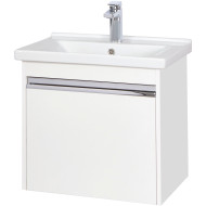Тумба под раковину Aquaton Капри 60 1A230101KP010 подвесная Белая глянцевая