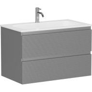 Тумба под раковину Sancos Folk 80 FL80ES подвесная Ergraut soft