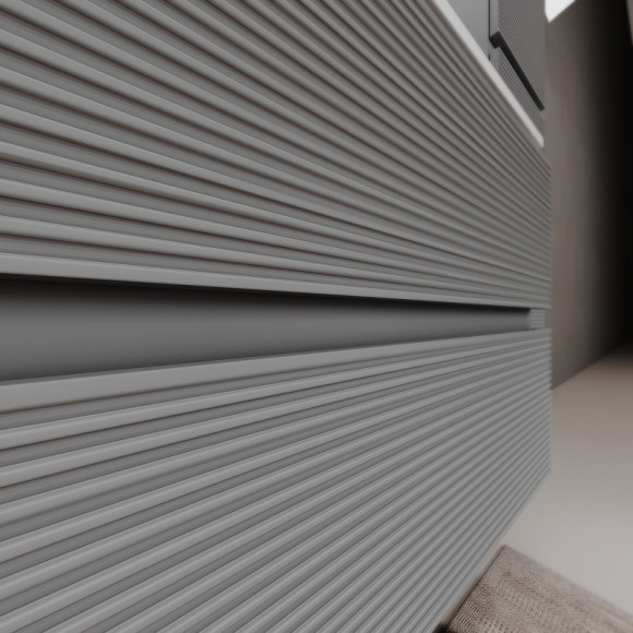 Тумба под раковину Sancos Folk 80 FL80ES подвесная Ergraut soft