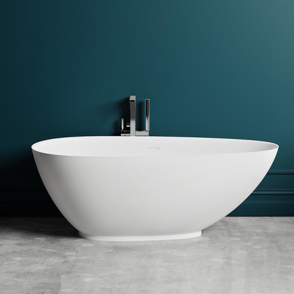 Ванна из искусственного камня Salini Paola 172х82 101512SM Белая матовая Ванна из искусственного камня Salini Paola 172х82 101512SM Белая матовая