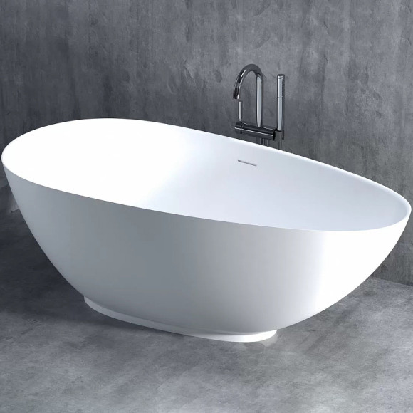 Ванна из искусственного камня Salini Paola 172х82 101512SM Белая матовая Ванна из искусственного камня Salini Paola 172х82 101512SM Белая матовая