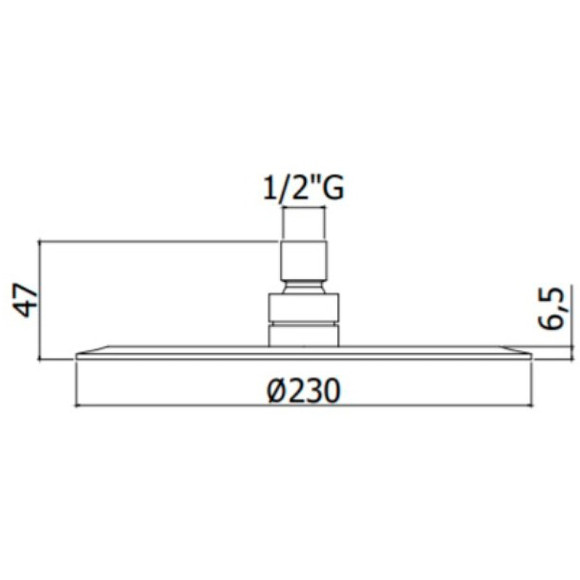Верхний душ Paffoni Bahamas ZSOF093CR Хром Верхний душ Paffoni Bahamas ZSOF093CR Хром