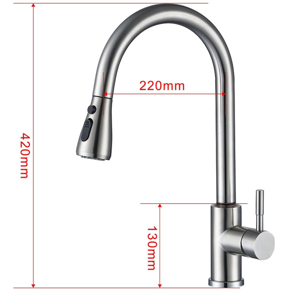 Смеситель для кухни ESKO TSS 519 Сатин Смеситель для кухни ESKO TSS 519 Сатин