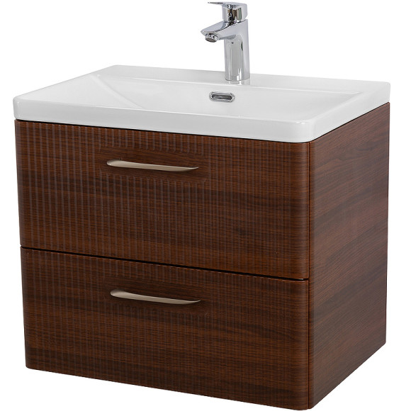 Тумба под раковину BelBagno Due 50 DUE-500-2C-SO-NOCE-P подвесная Noce Тумба под раковину BelBagno Due 50 DUE-500-2C-SO-NOCE-P подвесная Noce