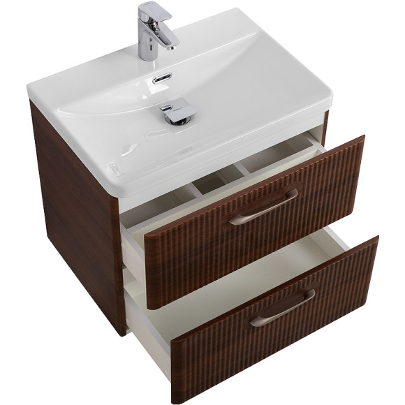 Тумба под раковину BelBagno Due 50 DUE-500-2C-SO-NOCE-P подвесная Noce Тумба под раковину BelBagno Due 50 DUE-500-2C-SO-NOCE-P подвесная Noce