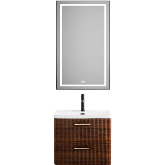 Тумба под раковину BelBagno Due 50 DUE-500-2C-SO-NOCE-P подвесная Noce Тумба под раковину BelBagno Due 50 DUE-500-2C-SO-NOCE-P подвесная Noce