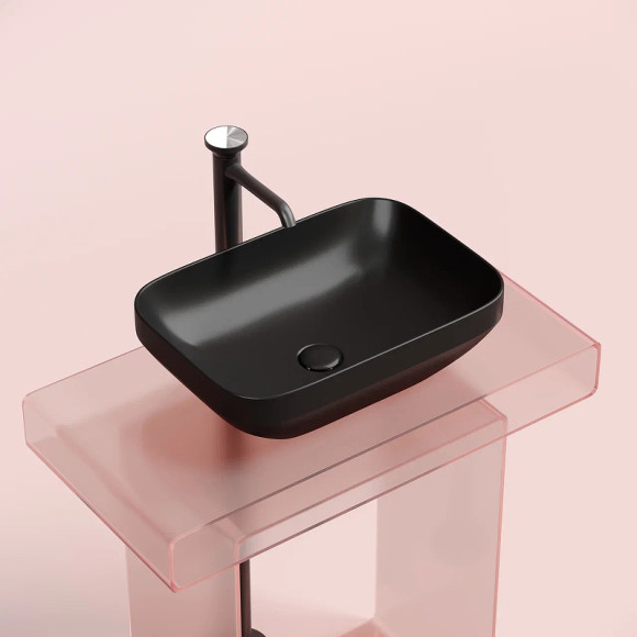 Раковина-чаша Ceramicanova Element 50 CN6055MB Черная матовая Раковина-чаша Ceramicanova Element 50 CN6055MB Черная матовая