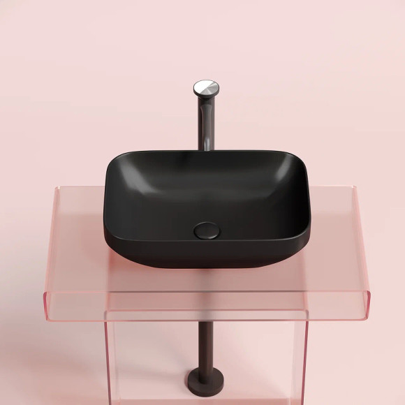 Раковина-чаша Ceramicanova Element 50 CN6055MB Черная матовая Раковина-чаша Ceramicanova Element 50 CN6055MB Черная матовая