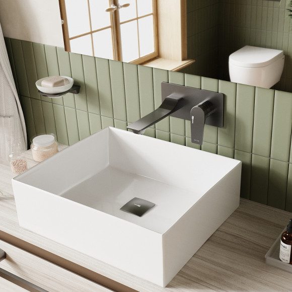 Смеситель для раковины WasserKRAFT Wiese 8430 Оружейная сталь Смеситель для раковины WasserKRAFT Wiese 8430 Оружейная сталь