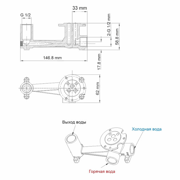 Смеситель для раковины WasserKRAFT Wiese 8430 Оружейная сталь Смеситель для раковины WasserKRAFT Wiese 8430 Оружейная сталь