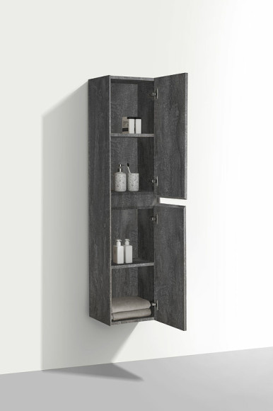 Шкаф пенал Vincea Chiara/Luka 35 VSC-2CL150GS подвесной G.Stone