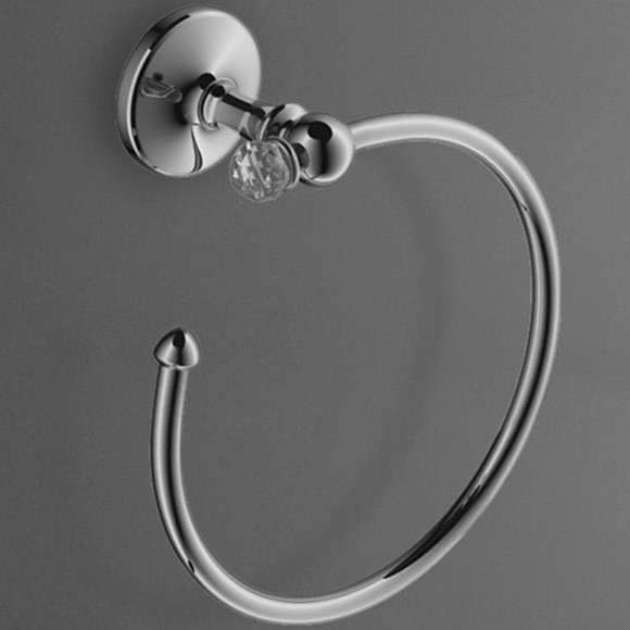 Кольцо для полотенец Art&Max Antic Crystal AM-E-2680SJ-Cr Хром Кольцо для полотенец Art&Max Antic Crystal AM-E-2680SJ-Cr Хром