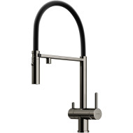 Смеситель для кухни Sancos Imola SC4010GG Вороненная сталь Черный