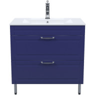 Тумба с раковиной Iddis Oxford 80 OXF80N0i95K Синяя