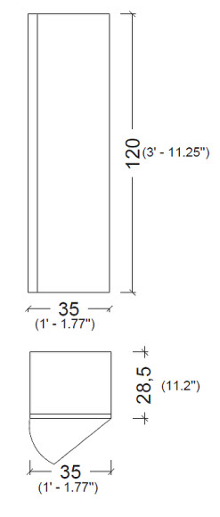 Шкаф пенал Boheme Armadi Art Vallessi 35 836-L подвесной Дуб светлый матовый Шкаф пенал Boheme Armadi Art Vallessi 35 836-L подвесной Дуб светлый матовый