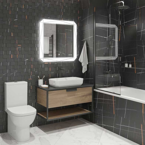 Зеркало Sanita Luxe Line 75 LIN75SLMRKCS0010 с подсветкой с сенсорным выключателем Зеркало Sanita Luxe Line 75 LIN75SLMRKCS0010 с подсветкой с сенсорным выключателем