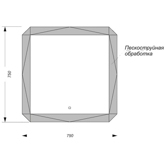 Зеркало Sanita Luxe Line 75 LIN75SLMRKCS0010 с подсветкой с сенсорным выключателем Зеркало Sanita Luxe Line 75 LIN75SLMRKCS0010 с подсветкой с сенсорным выключателем