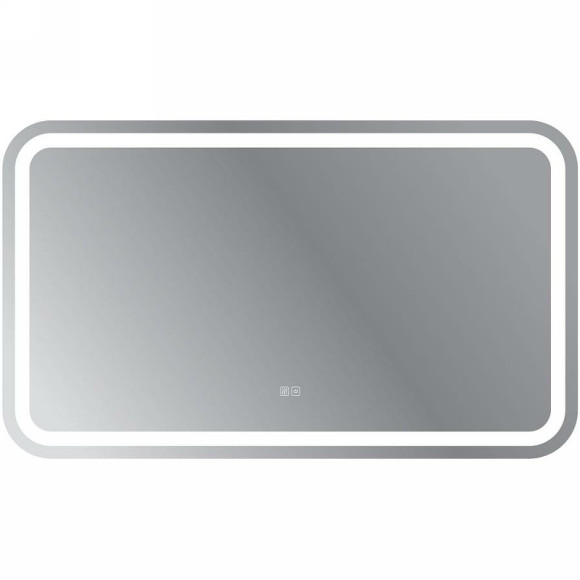 Зеркало Cezares Stylus 120 CZR-SPC-STYLUS-1200-700-TCH-WARM с подсветкой с сенсорным выключателем и подогревом