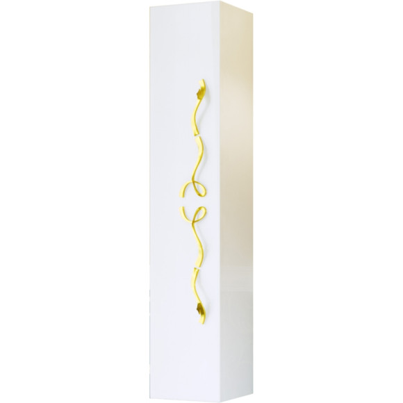 Шкаф пенал Clarberg Due amanti 25 DUE0525W Белый без ручек Шкаф пенал Clarberg Due amanti 25 DUE0525W Белый без ручек