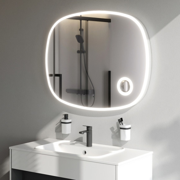 Зеркало AM.PM Func 100 M8FMOX1003SA с подсветкой с увеличением с ИК-сенсорным выключателем Зеркало AM.PM Func 100 M8FMOX1003SA с подсветкой с увеличением с ИК-сенсорным выключателем