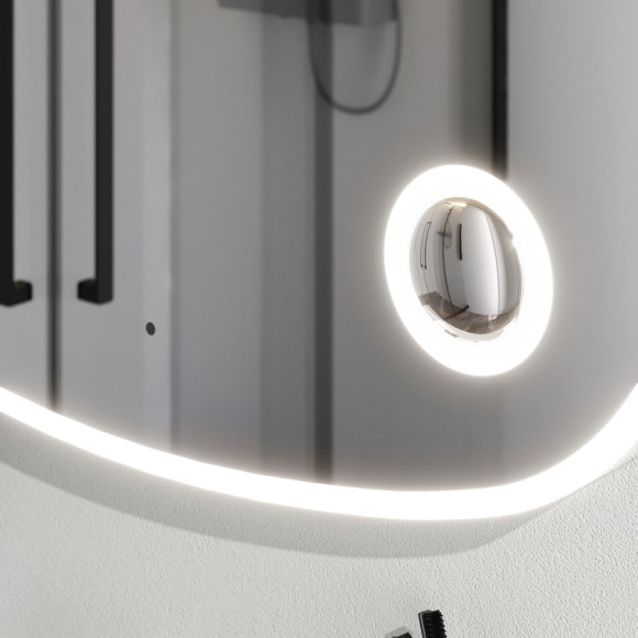 Зеркало AM.PM Func 100 M8FMOX1003SA с подсветкой с увеличением с ИК-сенсорным выключателем Зеркало AM.PM Func 100 M8FMOX1003SA с подсветкой с увеличением с ИК-сенсорным выключателем