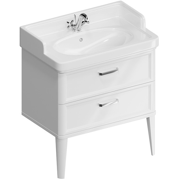 Тумба под раковину Kerama Marazzi Pompei 80 PO.N.80.2\WHT Белая глянцевая Тумба под раковину Kerama Marazzi Pompei 80 PO.N.80.2\WHT Белая глянцевая