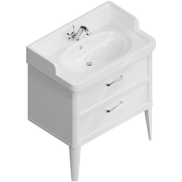 Тумба под раковину Kerama Marazzi Pompei 80 PO.N.80.2\WHT Белая глянцевая Тумба под раковину Kerama Marazzi Pompei 80 PO.N.80.2\WHT Белая глянцевая