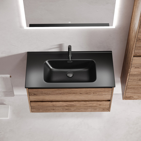 Тумба под раковину Sancos Libra 90 LB90ECH подвесная Дуб чарльстон