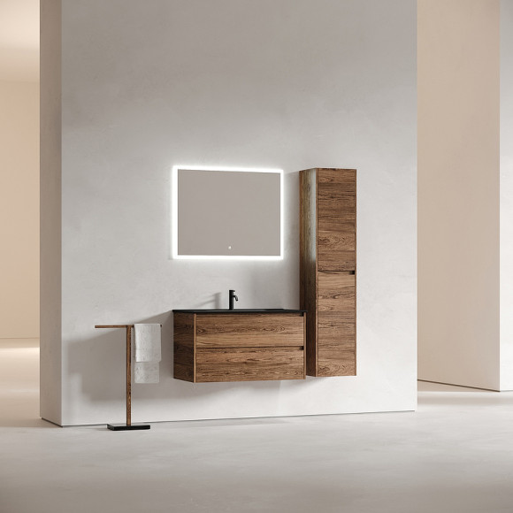 Тумба под раковину Sancos Libra 90 LB90ECH подвесная Дуб чарльстон