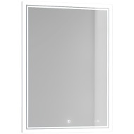 Зеркальный шкаф Jorno Slide 60 Sli.03.60/A с подсветкой с сенсорным выключателем и часами
