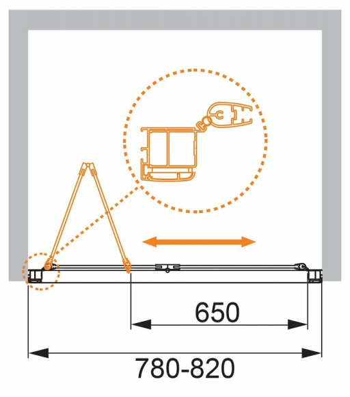 Душевая дверь Cezares Anima 80 ANIMA-W-BS-80-P-Cr профиль Хром стекло рифленое Душевая дверь Cezares Anima 80 ANIMA-W-BS-80-P-Cr профиль Хром стекло рифленое