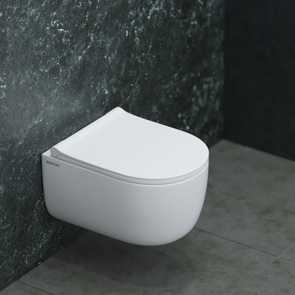 Унитаз Berges Ego Rimless 082111 подвесной с сиденьем Микролифт