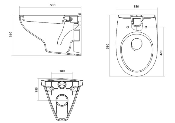 Комплект унитаза с инсталляцией Santek Бореаль Пэк 1WH501544 с сиденьем Микролифт и клавишей смыва Хром
