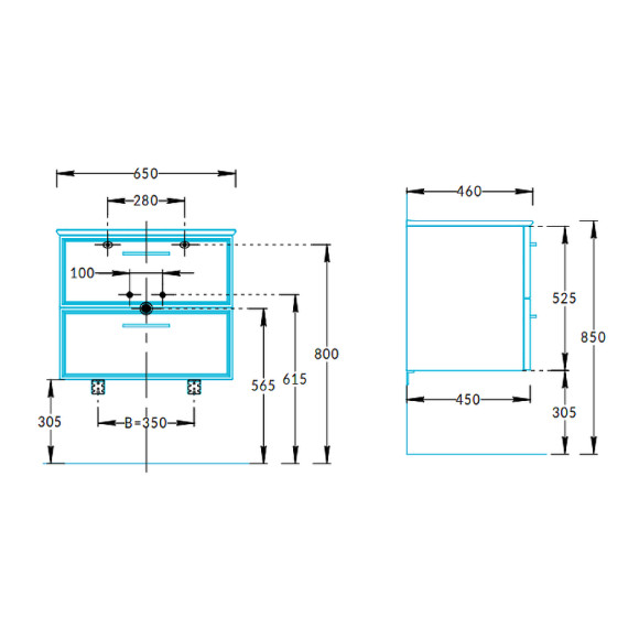 Тумба под раковину Kerama Marazzi Piano Classic 65 PIA.CL.65\WHT.M подвесная Белая матовая Тумба под раковину Kerama Marazzi Piano Classic 65 PIA.CL.65\WHT.M подвесная Белая матовая