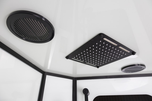 Душевая кабина Niagara Premium 90x90 NG-6901-01G Black с гидромассажем