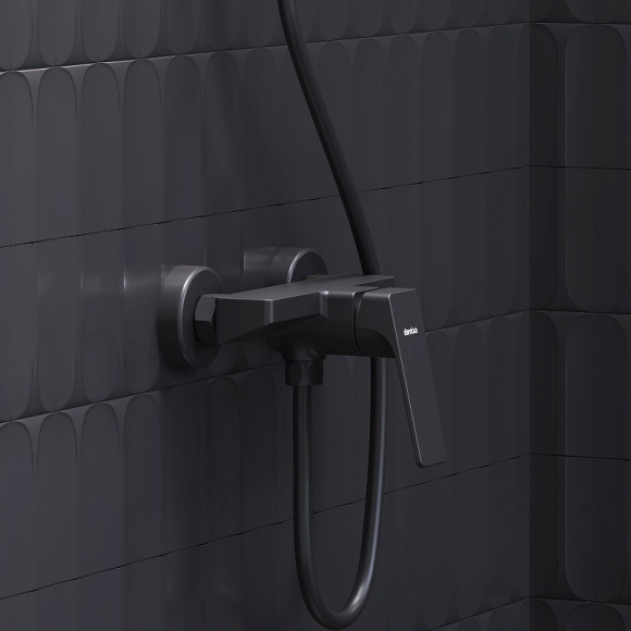 Смеситель для душа Damixa Merkur 402000300 Черный матовый