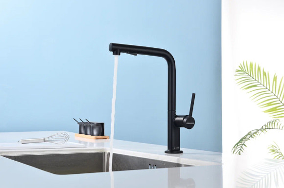 Смеситель для кухни Paulmark Neo Ne214419-401 Антрацит